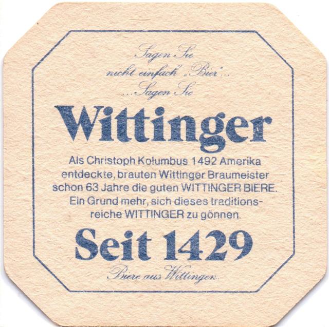 wittingen gf-ni wittinger pils 1b (8eck180-seit 1429-blau)